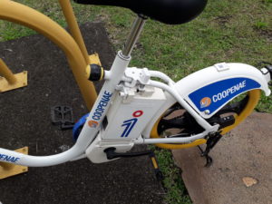 subir o bajar asiento bicicleta eléctrica omni