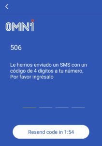 confirmación sms omni costa rica